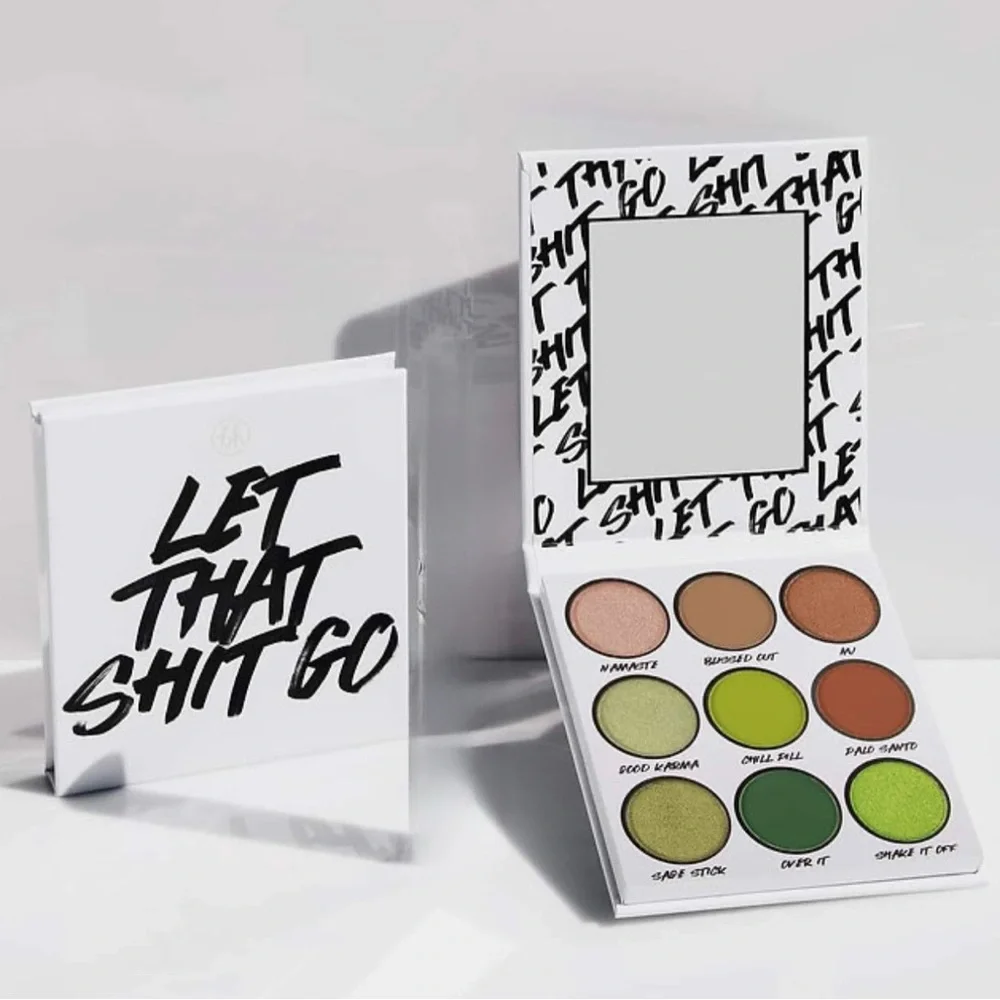 Let That Shit Go Eyeshadow Palette - Green & Neutral Shades